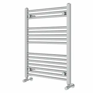 Right Radiators 800x600 mm Straight Heated Towel Rail Radiator Bathroom Ladder Warmer Chrome