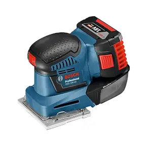 Bosch GSS18V-10 18v Li-ion Multi Base Orbital Detail Sander +3 Base Plates LBOXX