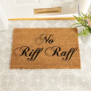 No Riff Raff Doormat - Regular 60x40cm