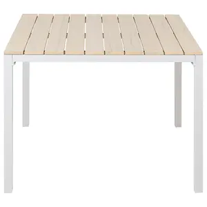 Garden Table Synthetic Material Beige PRATO