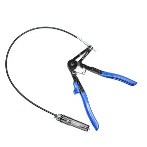 US PRO Flexible Long Reach Locking Hose Clamp Removal Pliers Ratchet Tool 2056