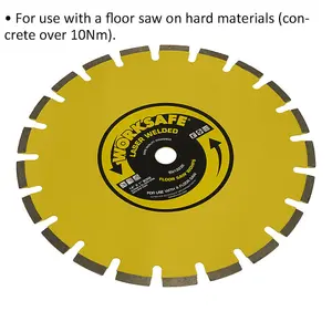 Premium 350mm Concrete Cutting Disc for Floor Saws