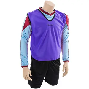 4-9 Years Kids Lightweight Sports Training Bib - PURPLE - Plain Football Vest