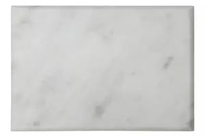 Interiors by Premier Ziarat White Marble Chopping Board, High-Quality Cutting Board, Stain-Resistant Cutting Marble Board