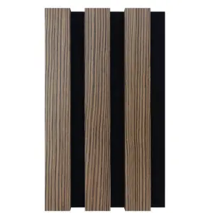 Kraus Acoustic Slat Wall Panel 3D Wood - Maple Stripe - 290x120mm - Sample