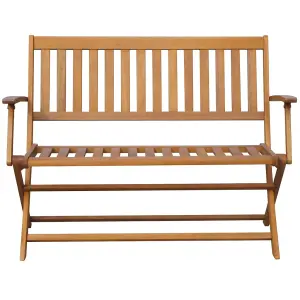 Berkfield Garden Bench 120 cm Solid Acacia Wood