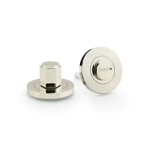 Alexander & Wilks Hex Thumbturn and Release - Polished Nickel