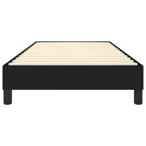 Berkfield Box Spring Bed Frame Black 90x190 cm 3FT Single Fabric