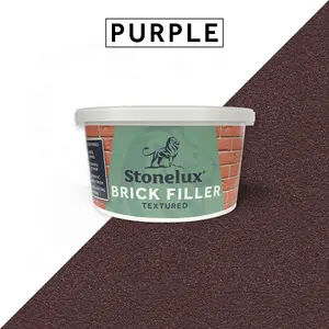 Stonelux Brick Repair Filler 0.3kg Purple Filler Brick Effect Filler