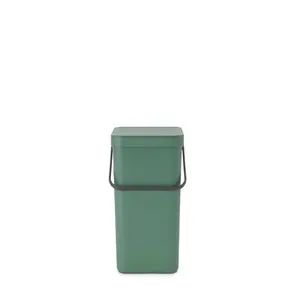 Brabantia Sort and Go 16 Litre Recycling Bin Green