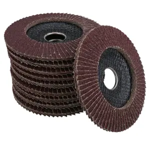 20 x Flap Discs 40 Grit Angle Grinder 4.5" (115mm) Flat Sanding Grinding AU025