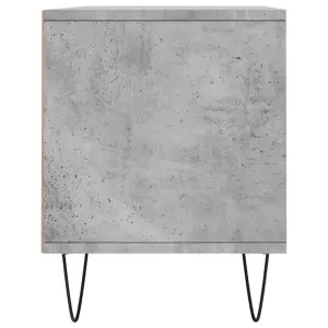 Berkfield TV Cabinet Concrete Grey 100x34.5x44.5 cm Engineered Wood