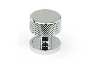 From The Anvil Polished Chrome Brompton Cabinet Knob - 25mm (Plain)