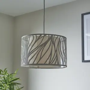 Harbour Studio Toni Grey Laser Cut Light shade (D)35cm