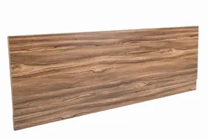 SunDaze Walnut Effect 1700mm Moisture Resistant Wood MDF Front Bath Panel for Bathroom Soaking Bathtub