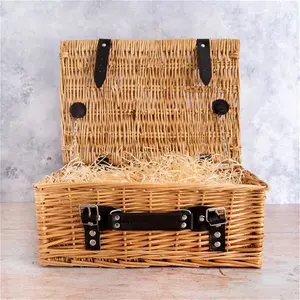 14" Luxury Wicker Hamper Basket