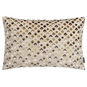 Lexington Geometric Rectangular Throw Pillow Cover Warm Taupe