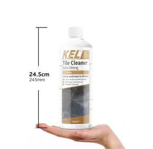 KEL - Tile Cleaner, Ready-To-Use Tile Grout Cleaning Spray, Removes Dirt, Marks & Stains Between Tiled Walls & Floors - 1 Litre