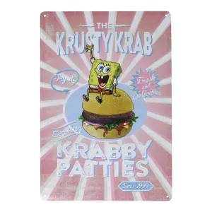 SpongeBob SquarePants Krusty Krab Tin Sign