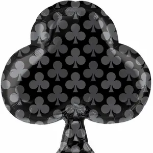 Amscan 18 Inch Club Foil Balloon Black (One Size)