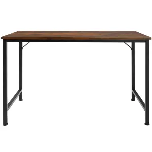 Desk Jenkins - computer, writing, study table - Industrial wood dark, rustic