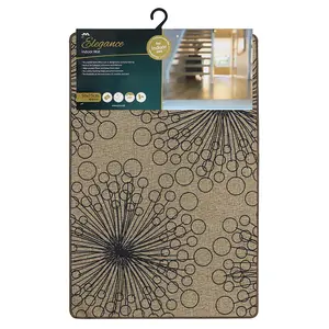 JVL Elegance Door Mat 50 x 75 cm, Dandelion Clock