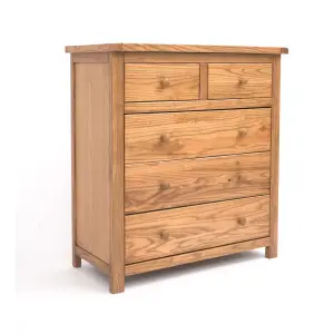 Trivento 5 Drawer Chest of Drawers Wood Knob