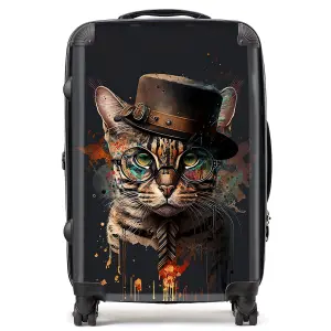 Bengal Cat Splashart Suitcase - Medium