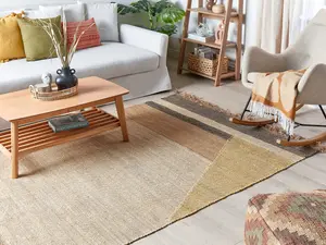 Jute Area Rug 160 x 230 cm Brown SAMLAR