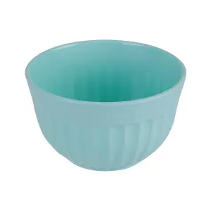 Interiors by Premier Versatile Medium Green Mixing Bowl, Durable Mixing Bowl, Spacious Lightweight Rounded Serving Salad Bowl