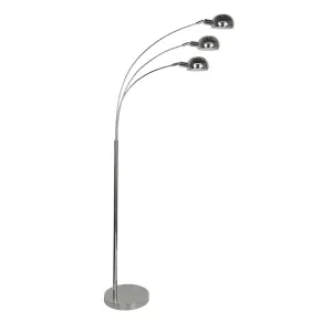 Lighting Collection Century Chrome 3Lt Floor Lamp