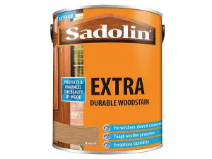 Sadolin 5028580 Extra Durable Woodstain Natural 5 litre SAD5028580