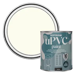 Rust-Oleum Antique White Gloss UPVC Paint 750ml