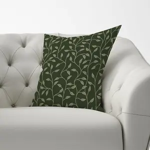 Green Shrub With Leaves Cushions 60cm x 60cm