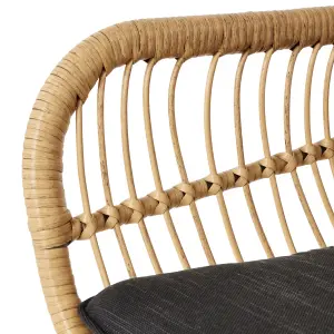 GoodHome Apolima Rattan effect Armchair