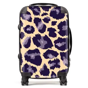 Leopard Print Suitcase - Cabin