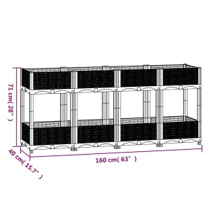 Berkfield Raised Bed 160x40x71 cm Polypropylene