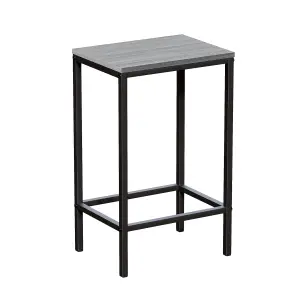 Vida Designs Roslyn 2 Seater Bar Table Set, Grey