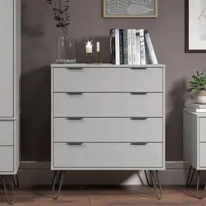 Core Products Augusta Industrial Grey 4 Drawer Chest