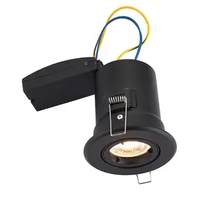 Luminosa ShieldPLUS Indoor Recessed Tilt Matt Black Paint