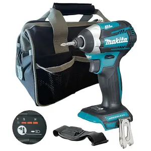 Makita DTD154Z 18v LXT Brushless Cordless 3 Stage Impact Driver TEK + Tool Bag