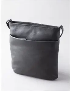 Lowther Leather Cross Body Bag In Black