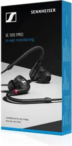 Sennheiser IE 100 Pro In-Ear Monitors, Black