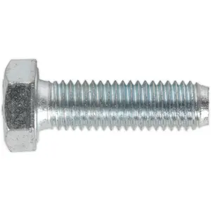 25 Pack of M12 x 40mm Grade 8.8 Zinc Setscrews - Fully Threaded DIN 933