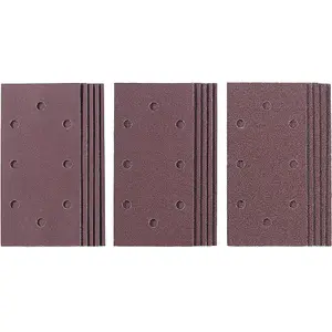 Einhell 49817985 15-Piece Q-Stick Sandpaper Sheet Set Orbital Sander