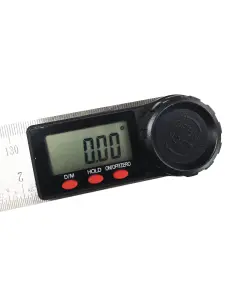 Lumberjack Angle Finder Digital display LCD  Stainless Steel Rule 200mm Ruler 360 Degree Gauge