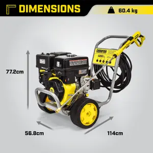 Champion Petrol Pressure Washer 289 Bar (4200 PSI) 15.1 LPM