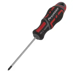 Sealey Screwdriver Pozi 0 x 75mm GripMAX - Daily Professional Use Tool AK4364