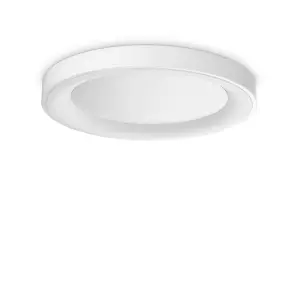 Ideal Lux Planet Integrated LED Semi Flush Light White 2600Lm 3000K