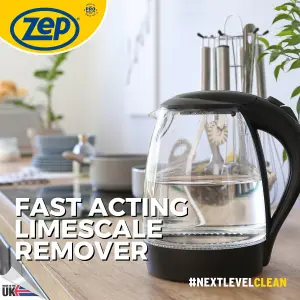 Zep Appliance Descaler 1000ml (20 Doses) - Kettle Descaler, descaler for coffee machines, limescale remover kettle, kettle cleaner